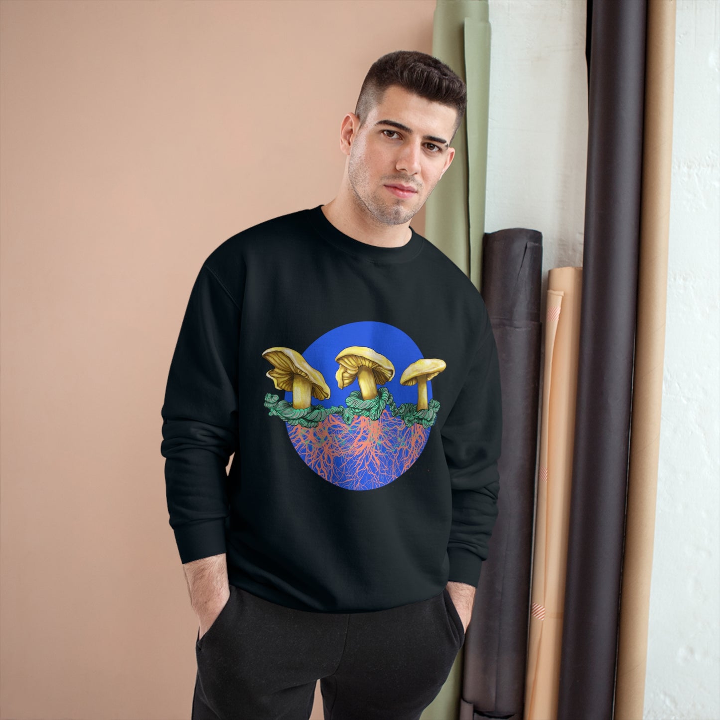 Waxy Cap Planet Crewneck