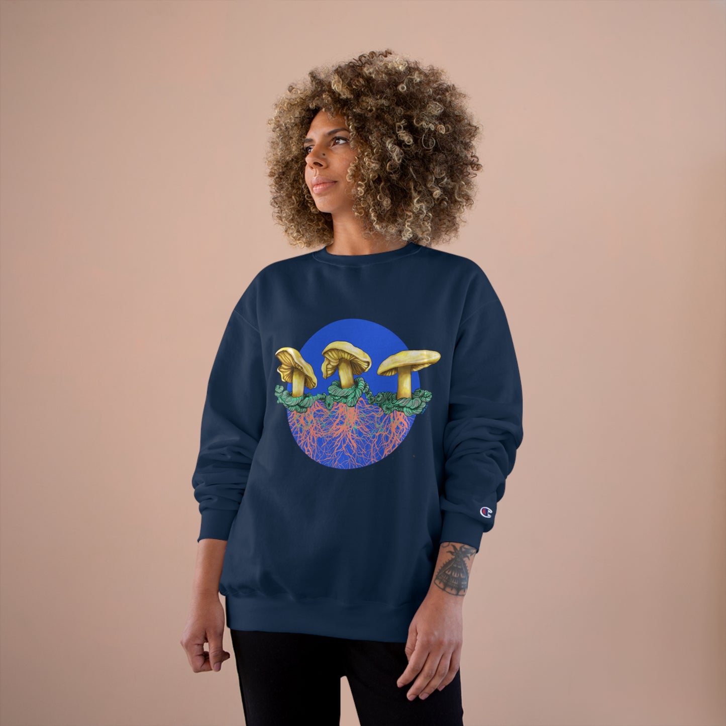 Waxy Cap Planet Crewneck