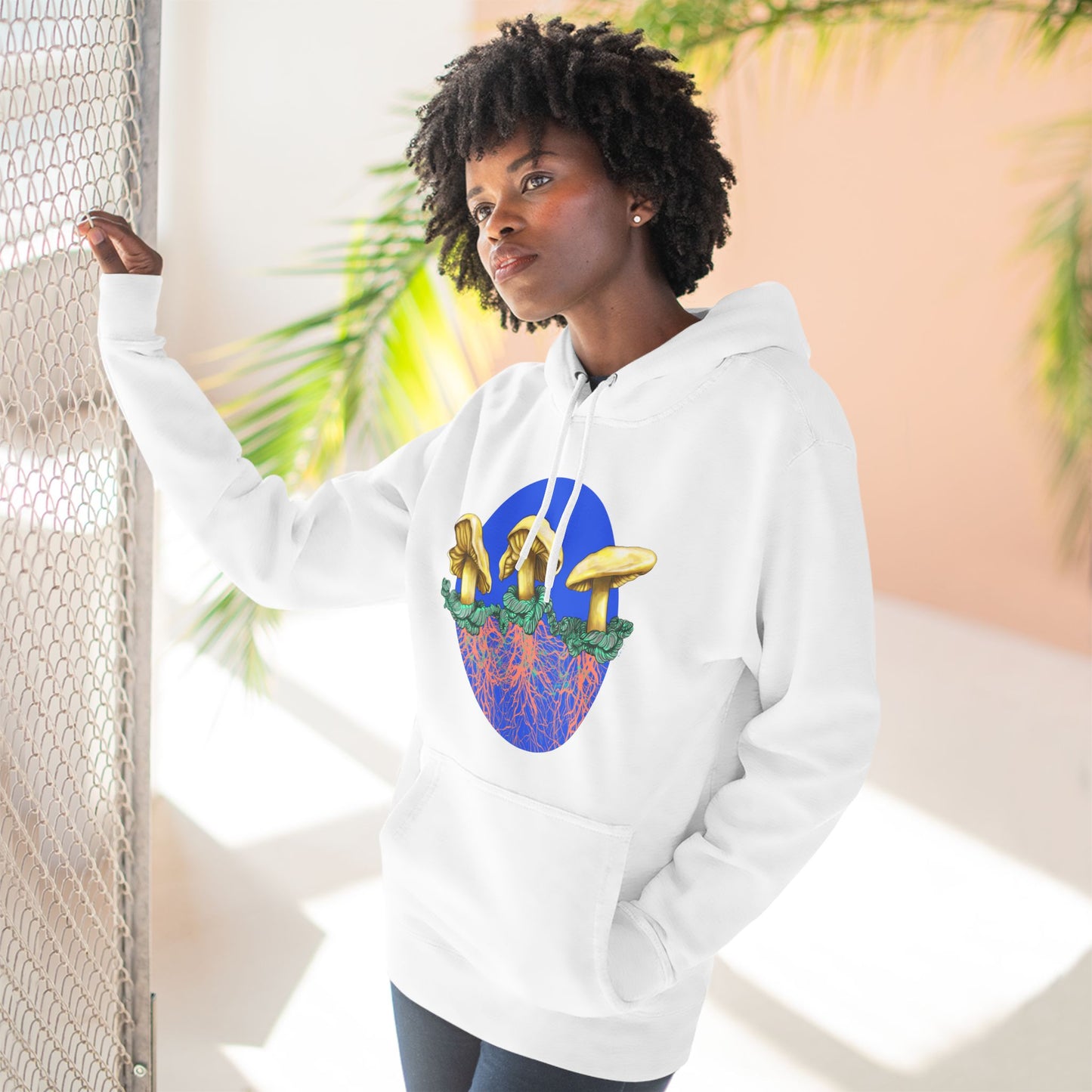 Waxy Caps Unisex Fleece Hoodie