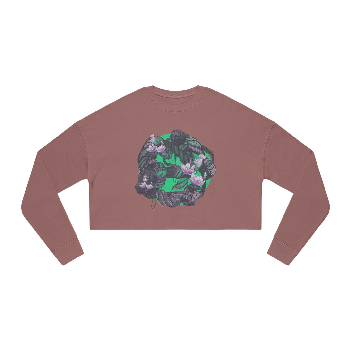 Magnolia Planet Cropped Sweatshirt