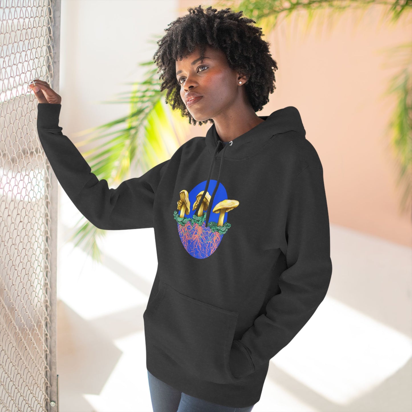 Waxy Caps Unisex Fleece Hoodie