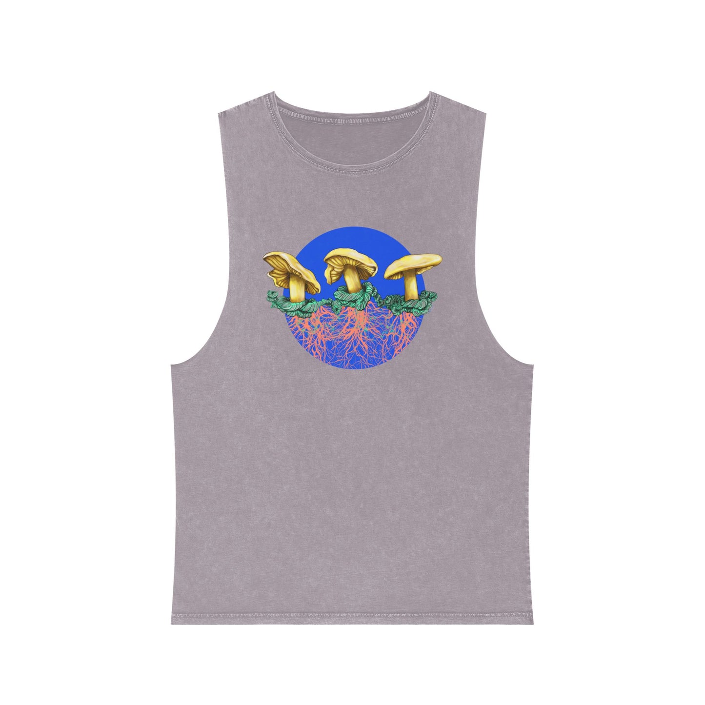 Waxy Caps Unisex Stonewash Tank Top