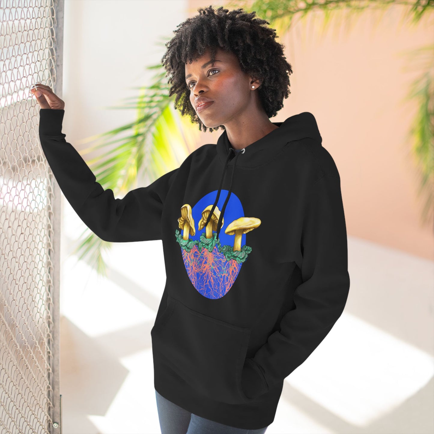 Waxy Caps Unisex Fleece Hoodie