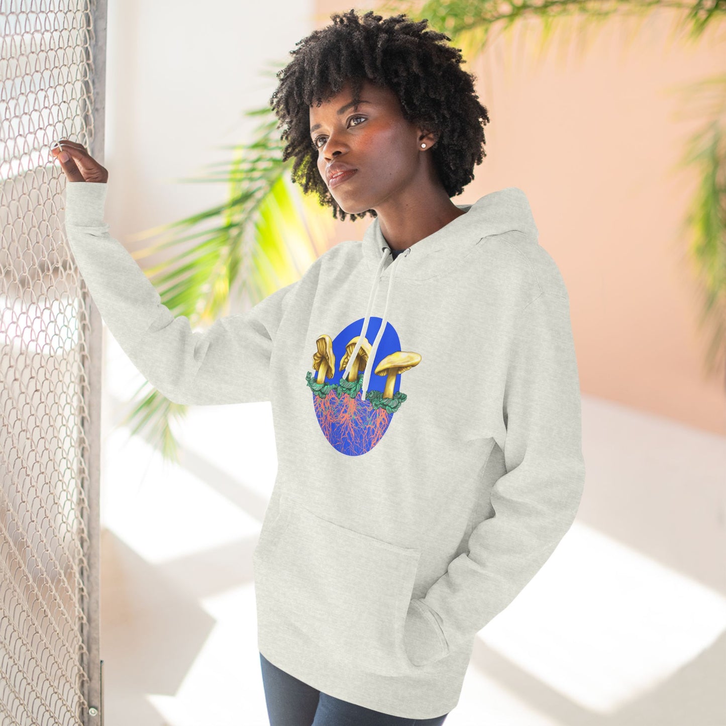 Waxy Caps Unisex Fleece Hoodie