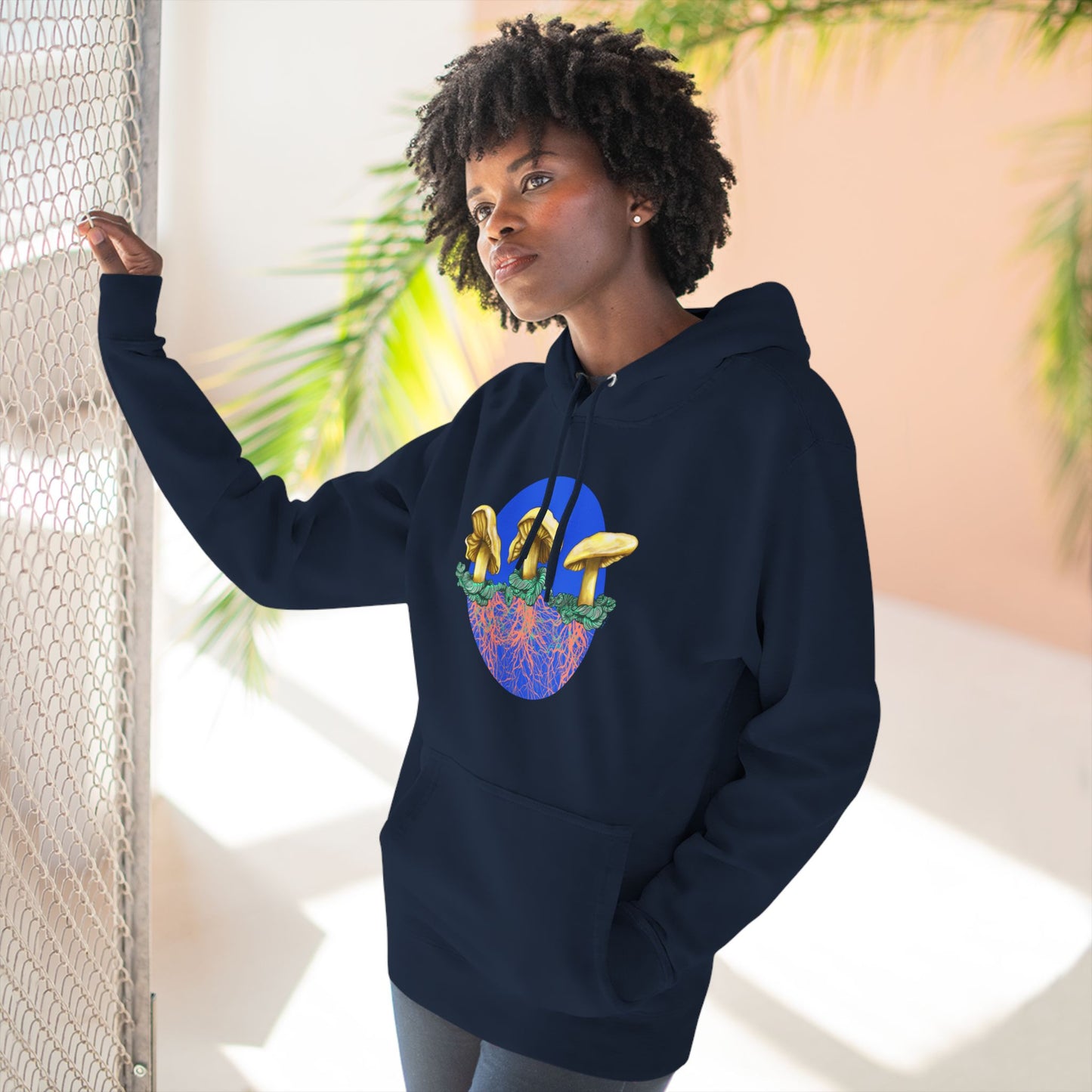 Waxy Caps Unisex Fleece Hoodie