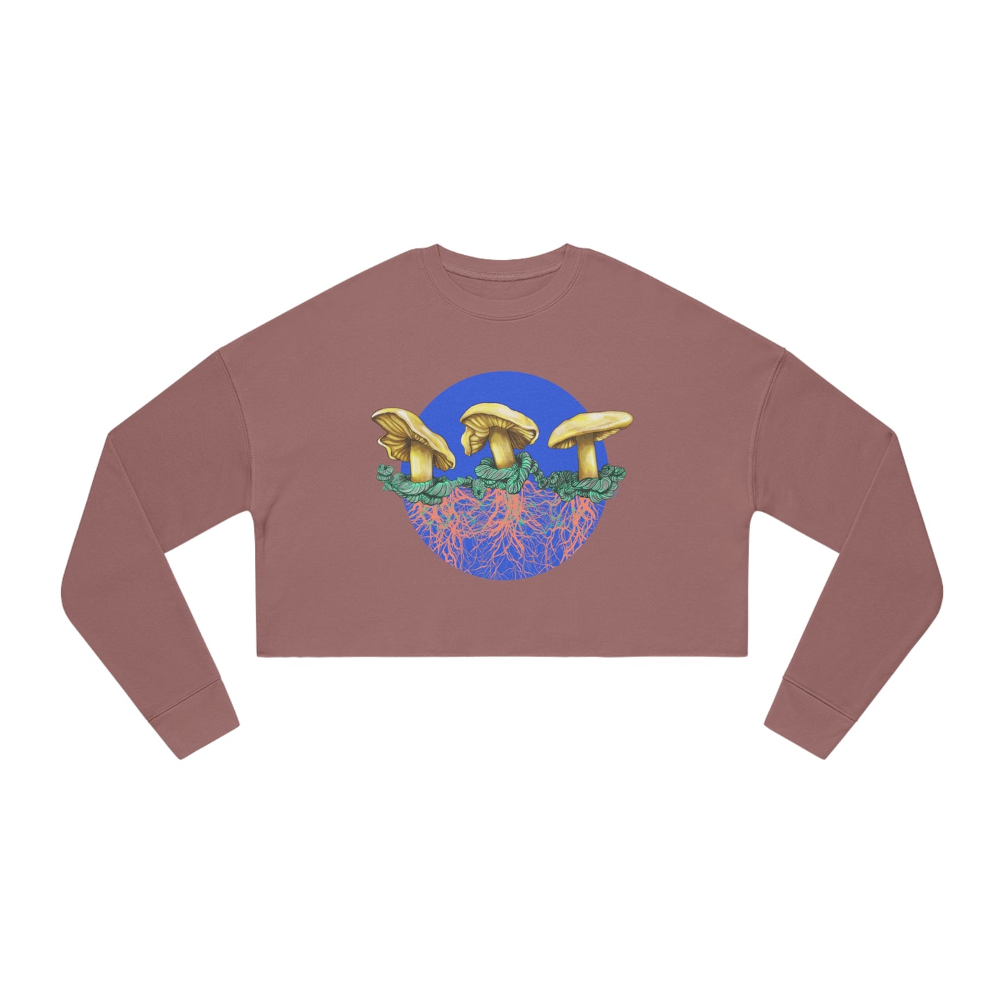 Waxy Cap Planet Cropped Sweatshirt