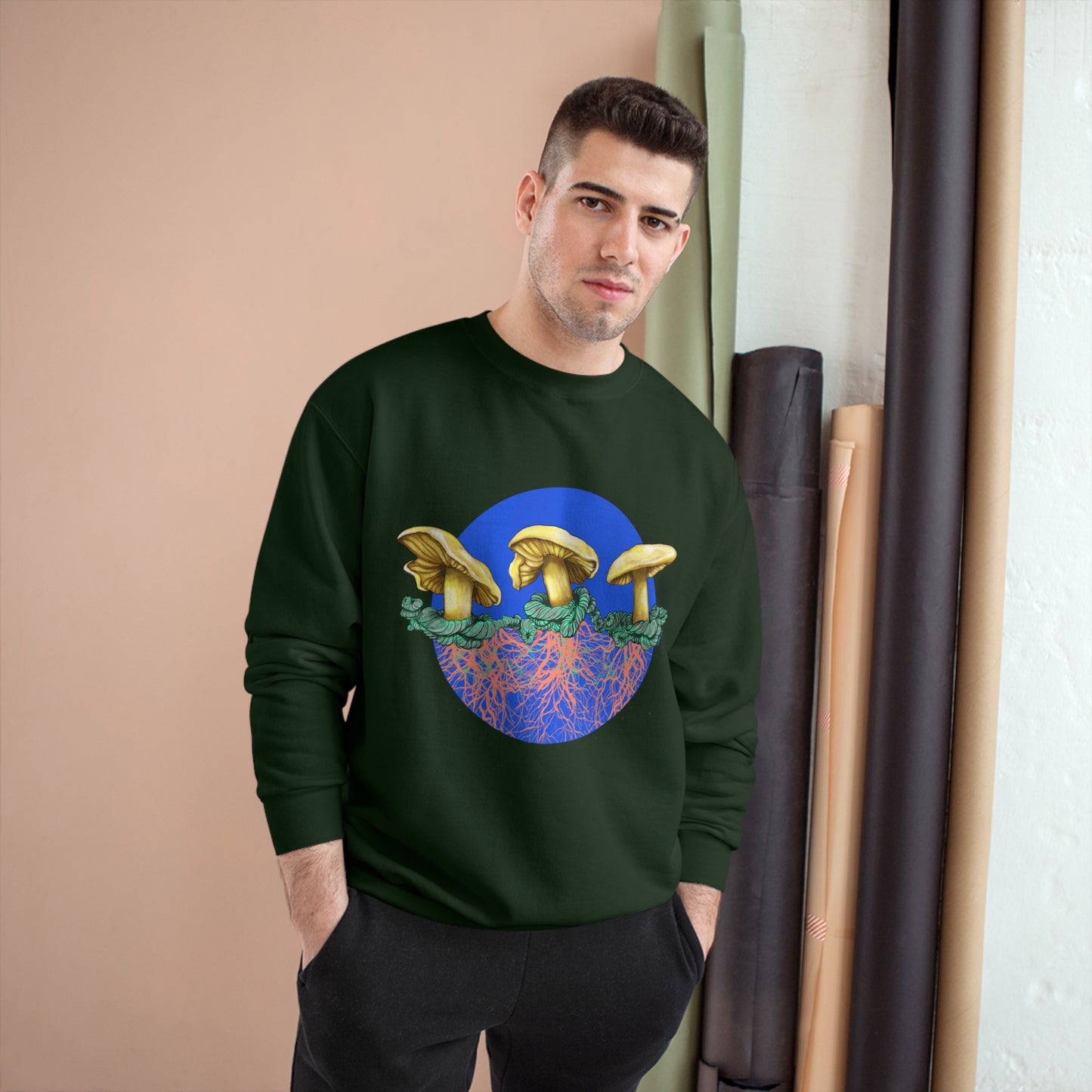 Waxy Cap Planet Crewneck