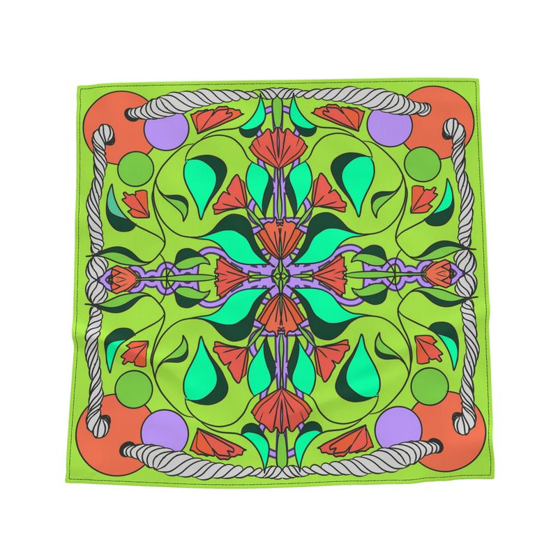 Poppies and Pothos Bandana