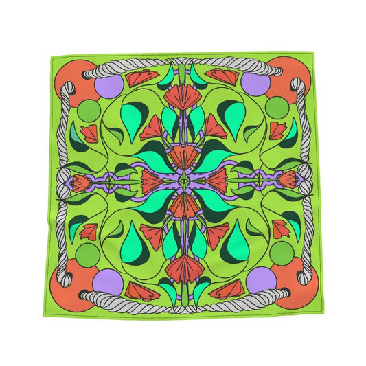 Poppies and Pothos Bandana