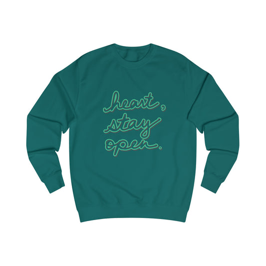 Heart, Stay Open Unisex Crewneck