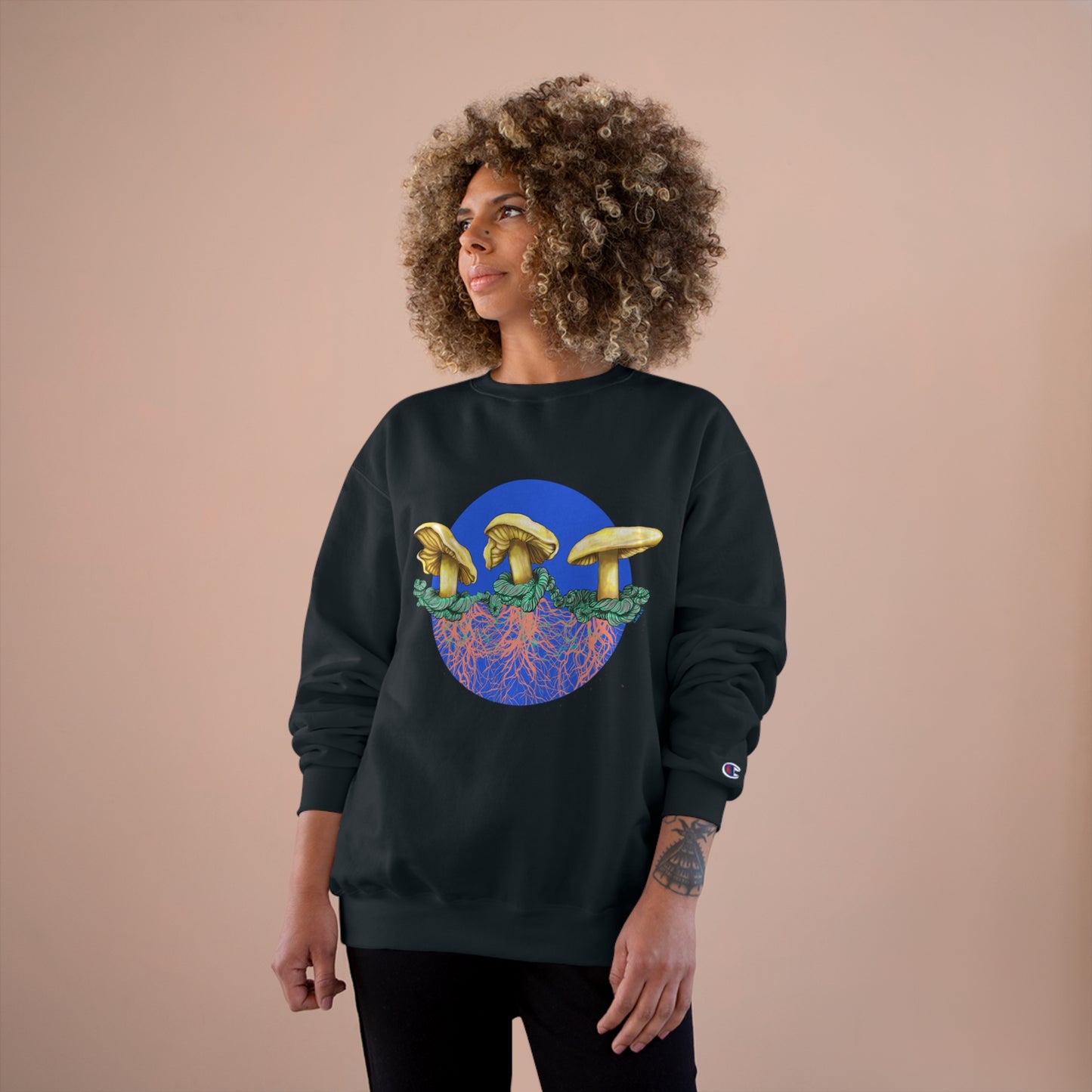 Waxy Cap Planet Crewneck