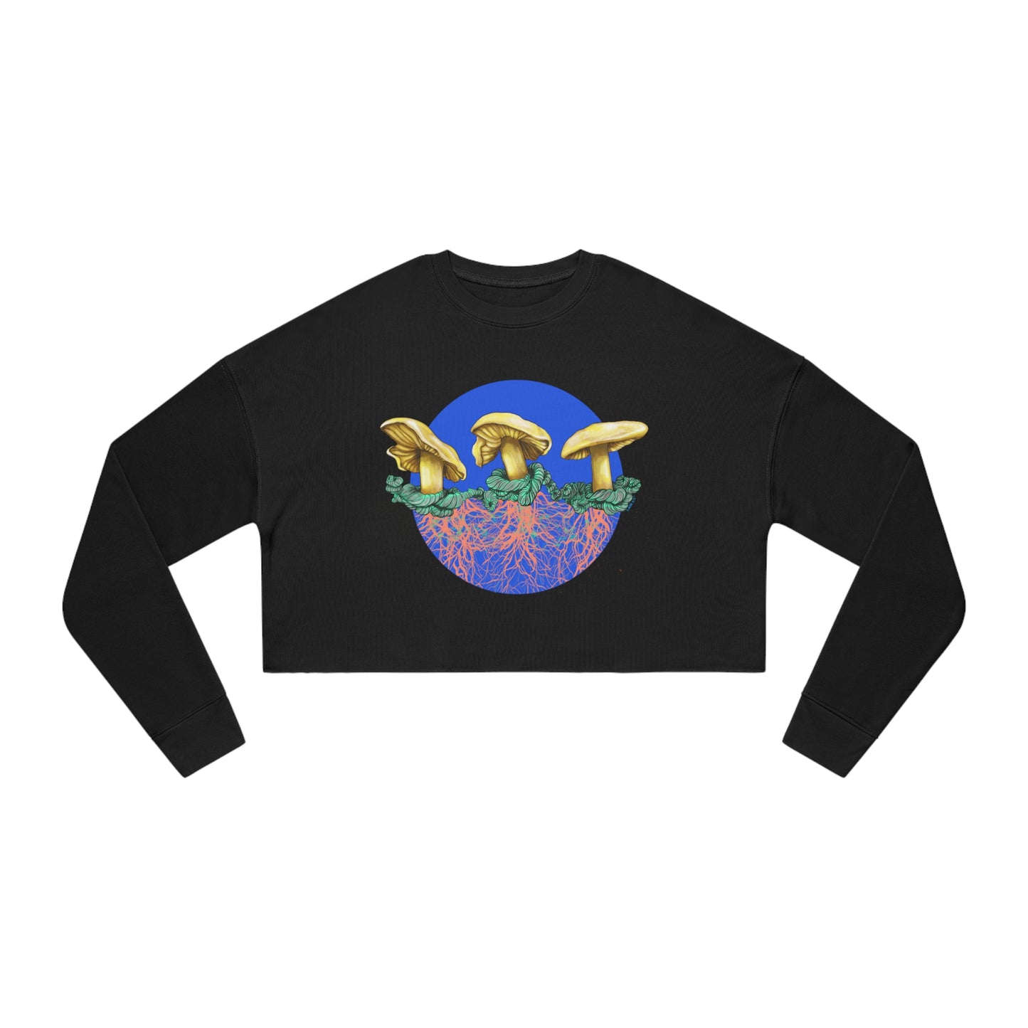 Waxy Cap Planet Cropped Sweatshirt